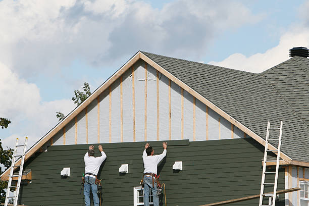 Professional Siding Installation technician working in Orient, OH